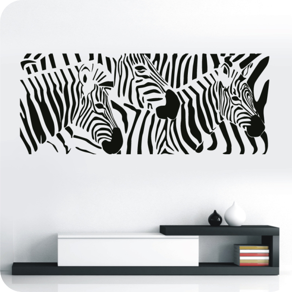 Tierwelt Zebra Wandtattoo Wandtattoos - Banner -