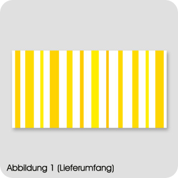 Bild zu Möbelfolie Streifen Gelb