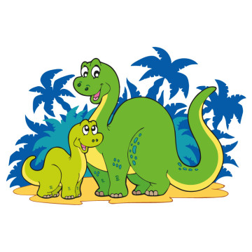 Bild zu Kinder Wandtattoo Dinosaurier