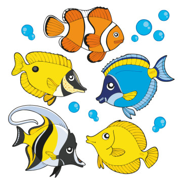 Bild zu Kinder Wandtattoo Fische 3