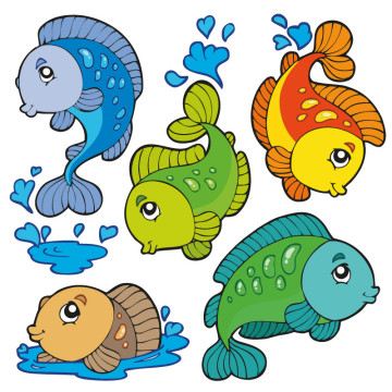 Bild zu Kinder Wandtattoo Fische 4