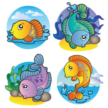 Bild zu Kinder Wandtattoo Fische 5