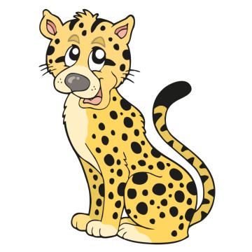 Bild zu Kinder Wandtattoo Gepard