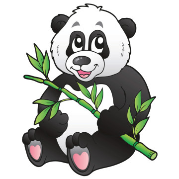 Bild zu Kinder Wandtattoo Panda