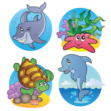 Bild zu Kinder Wandtattoo Sealife 3