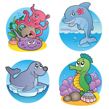 Bild zu Kinder Wandtattoo Sealife 4