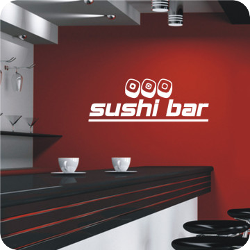 Bild zu Wandtattoo sushi bar
