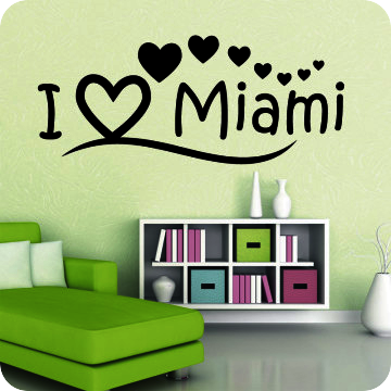 Bild zu Wandtattoo I Love Miami