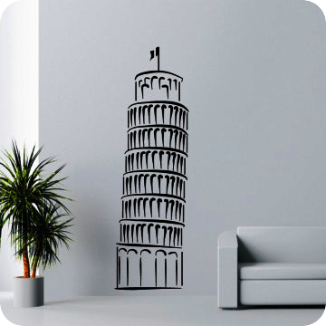 Bild zu Wandtattoo schiefer Turm Pisa