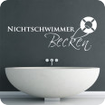 Wandtattoo Nichtschwimmer Becken - Bild 2