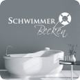 Wandtattoo Schwimmer Becken - Bild 2