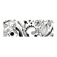 Wandtattoo Floral Banner - Bild 3