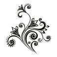 Wandtattoo Floral Ornament - Bild 3