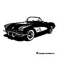 Wandtattoo Corvette C1 1958 - Bild 3