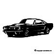 Wandtattoo Ford Mustang 1966 - Bild 3