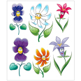 Kinder Wandtattoo Blumen - Bild 1