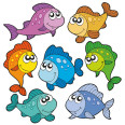 Wandtattoos | Kinder Wandtattoo Fische 2