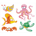 Kinder Wandtattoo Sealife2 - Bild 1