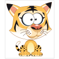 Kinder Wandtattoo Tiger - Bild 1