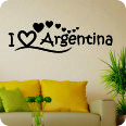 Wandtattoos | Wandtattoo I Love Argentina