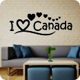 Wandtattoos | Wandtattoo I Love Canada