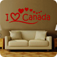 Wandtattoo I Love Canada - Bild 2
