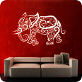 Wandtattoo Ornament Elefant - Bild 2