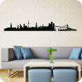 Wandtattoo Skyline Hamburg - Bild 2