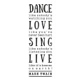 Wandtattoo Dance, Love, Sing, Live - Bild 3